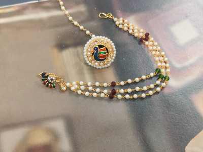 Aaruhi Creation Alloy Gold-plated Gold Jewellery Set(Pack of 2)