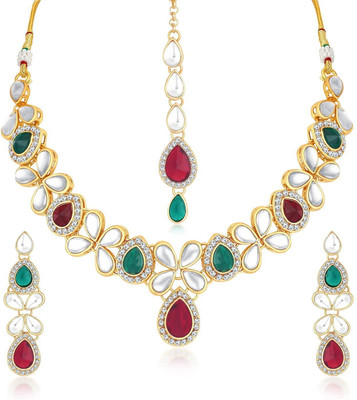 Henuka Alloy Multicolor Jewellery Set(Pack of 1)