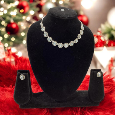 JASH Alloy Silver Jewellery Set(Pack of 1)