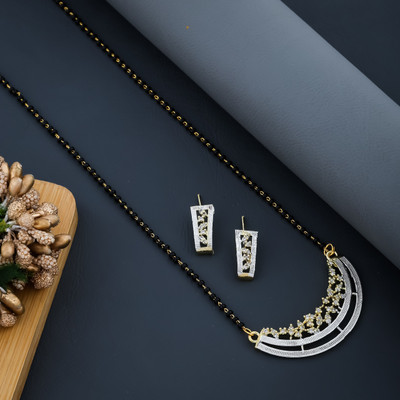 G Creation Alloy Gold-plated Silver Jewellery Set(Pack of 1)