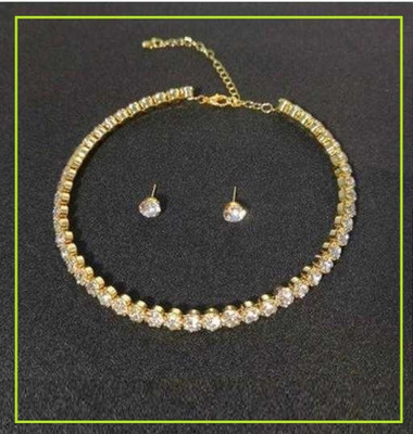 Kamakshi jewels Alloy Silver Gold Jewellery Set(Pack of 1)