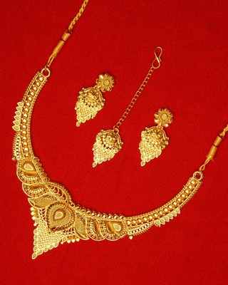 LILY Alloy Gold-plated Multicolor Jewellery Set(Pack of 1)