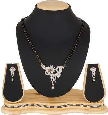 AADITA Alloy Gold-plated Multicolor Jewellery Set(Pack of 1)