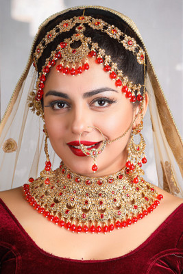 SHIV SHAKTI JEWELLERS Alloy Gold-plated Red, Multicolor Jewellery Set(Pack of 4)