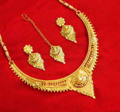 LILY Alloy Gold-plated Multicolor Jewellery Set(Pack of 1)