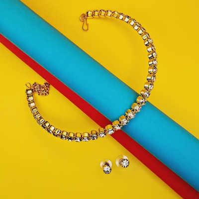 Mad Club Alloy Gold-plated Multicolor Jewellery Set(Pack of 1)