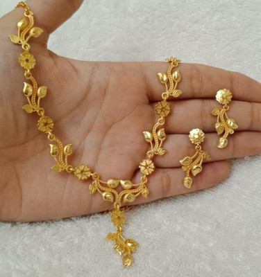 Metal, Alloy Jewel Set(Gold)