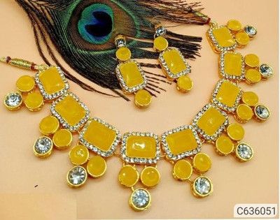 CATALYST Alloy Copper Yellow Jewellery Set(Pack of 1)