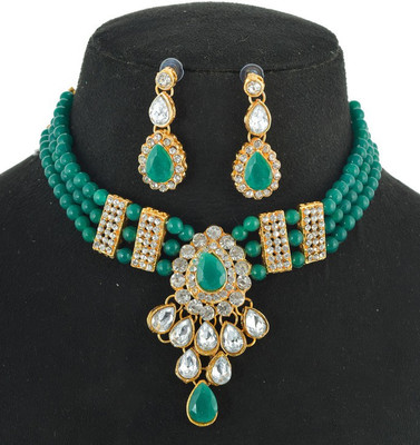 GEODE DELIGHT Zinc Multicolor Jewellery Set(Pack of 3)