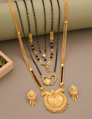 Brass Jewel Set(Gold, Black)