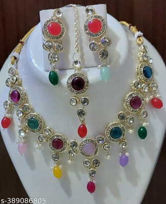 Frinity Collections Alloy Multicolor Jewellery Set(Pack of 1)