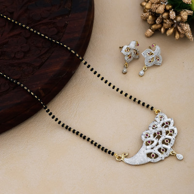 G Creation Alloy Gold-plated Silver Jewellery Set(Pack of 1)