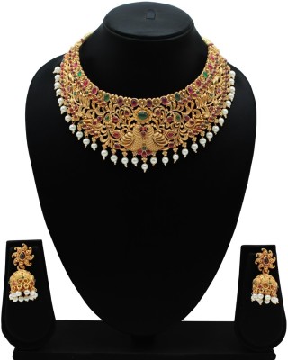 Nagneshi Art Alloy Gold-plated Multicolor Jewellery Set(Pack of 1)