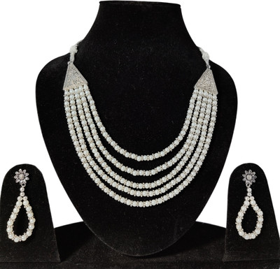 MAKEBAE Shell White Jewellery Set(Pack of 1)