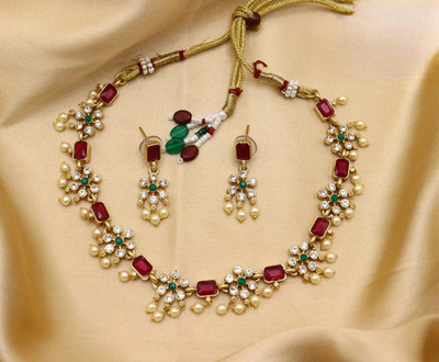 HARIPRIYA JEWELLS Alloy Multicolor Jewellery Set(Pack of 1)