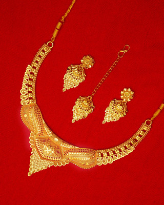 LILY Alloy Gold-plated Multicolor Jewellery Set(Pack of 1)