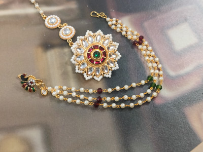 Kavya SAles Alloy Gold-plated Gold Jewellery Set(Pack of 2)