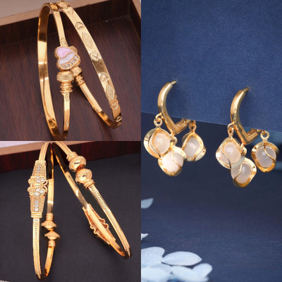 ANOUK Brass Gold-plated Multicolor Jewellery Set(Pack of 3)