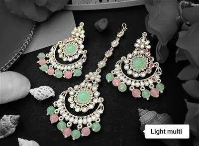 Nayansh Arts Alloy Gold-plated Silver Jewellery Set(Pack of 1)