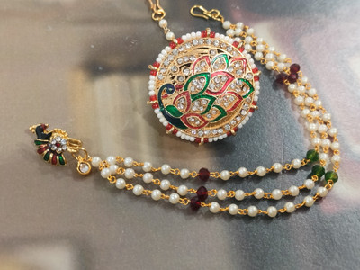 Aaruhi Creation Alloy Gold-plated Gold Jewellery Set(Pack of 2)