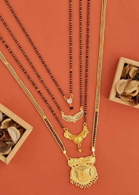 wuzong gold mangalsutra Alloy Mangalsutra