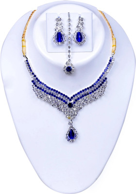 Zinc Jewel Set(Blue)