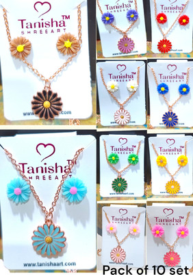 Alloy Jewel Set(Multicolor)