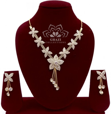 Ghazi Collection Brass Silver Silver Jewellery Set(Pack of 1)