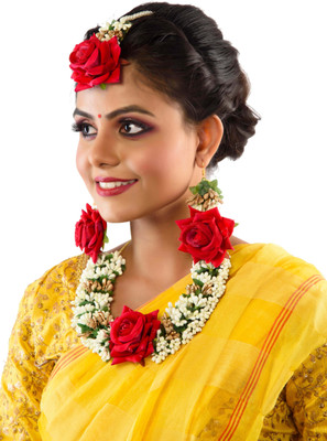 Ruhi Fabric Multicolor Jewellery Set(Pack of 1)