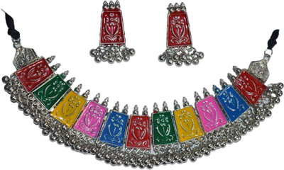 KIMY Alloy Gold-plated Silver Jewellery Set(Pack of 1)