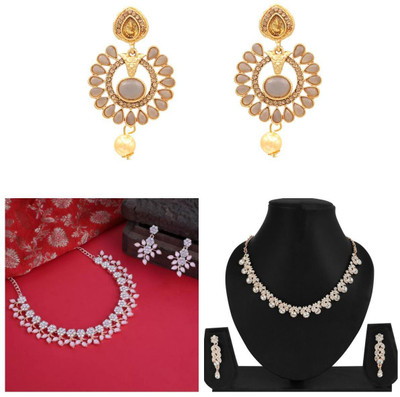 AK JEWEL STORES Alloy Multicolor Jewellery Set(Pack of 1)