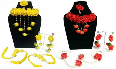 style revolver Fabric Multicolor Jewellery Set(Pack of 1)