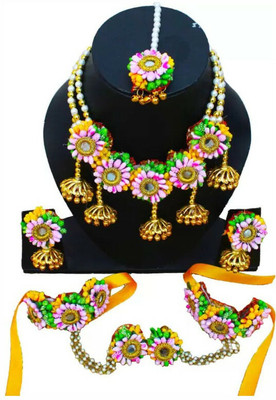 style revolver Fabric Multicolor Jewellery Set(Pack of 1)