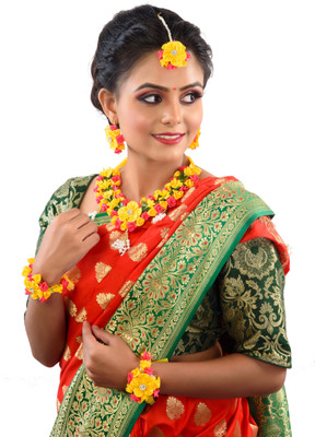 Shiv Fabric Multicolor Jewellery Set(Pack of 1)