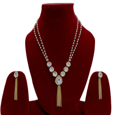 Varniraj enterprise Alloy White Jewellery Set(Pack of 1)