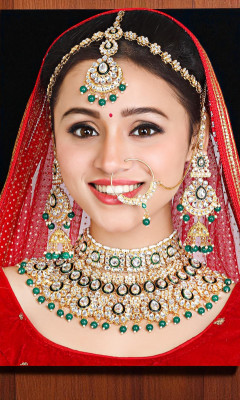 Tulsi Art Jewels Alloy Gold-plated Green Jewellery Set(Pack of 4)