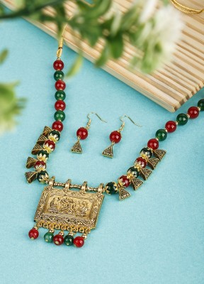 sunhari jewels Alloy Multicolor Jewellery Set(Pack of 1)