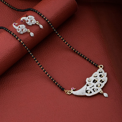 G Creation Alloy Gold-plated Silver Jewellery Set(Pack of 1)