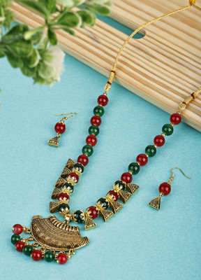 sunhari jewels Alloy Multicolor Jewellery Set(Pack of 1)