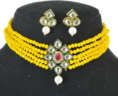 GEODE DELIGHT Zinc Multicolor Jewellery Set(Pack of 3)