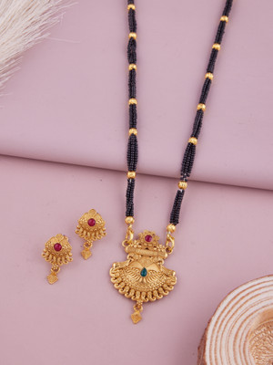 VEMISHTI Alloy Gold-plated Gold Jewellery Set(Pack of 1)