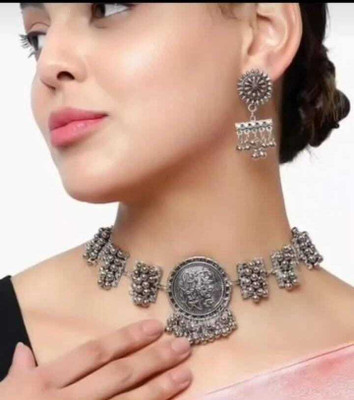 Shining Angel Alloy Silver Silver Jewellery Set(Pack of 1)