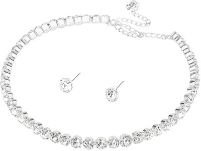 Anandi Traders Alloy Silver Silver Jewellery Set(Pack of 1)