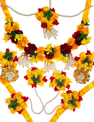 Shiv Fabric Multicolor Jewellery Set(Pack of 1)