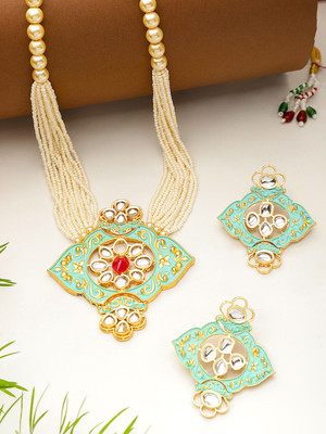 Divastri Alloy Gold-plated Multicolor Jewellery Set(Pack of 3)