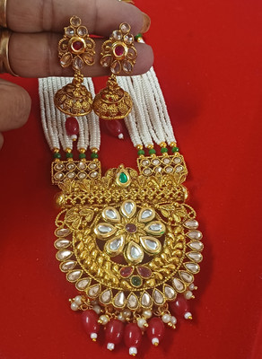SHREE SHAKTI ARTS Alloy Gold-plated Multicolor Jewellery Set(Pack of 1)