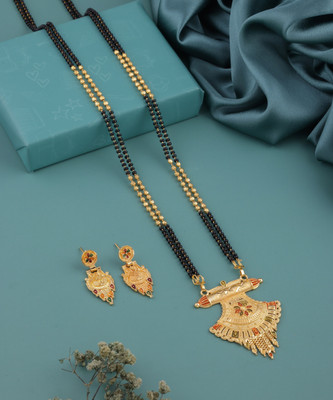 VEMISHTI Alloy Gold-plated Gold Jewellery Set(Pack of 1)