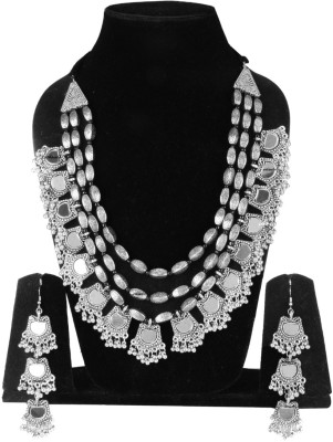 URBANELA Alloy Silver Jewellery Set(Pack of 1)