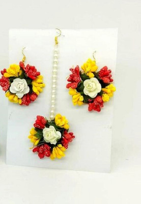 Ruhi Fabric Multicolor Jewellery Set(Pack of 1)