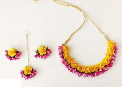 Ruhi Fabric Multicolor Jewellery Set(Pack of 1)